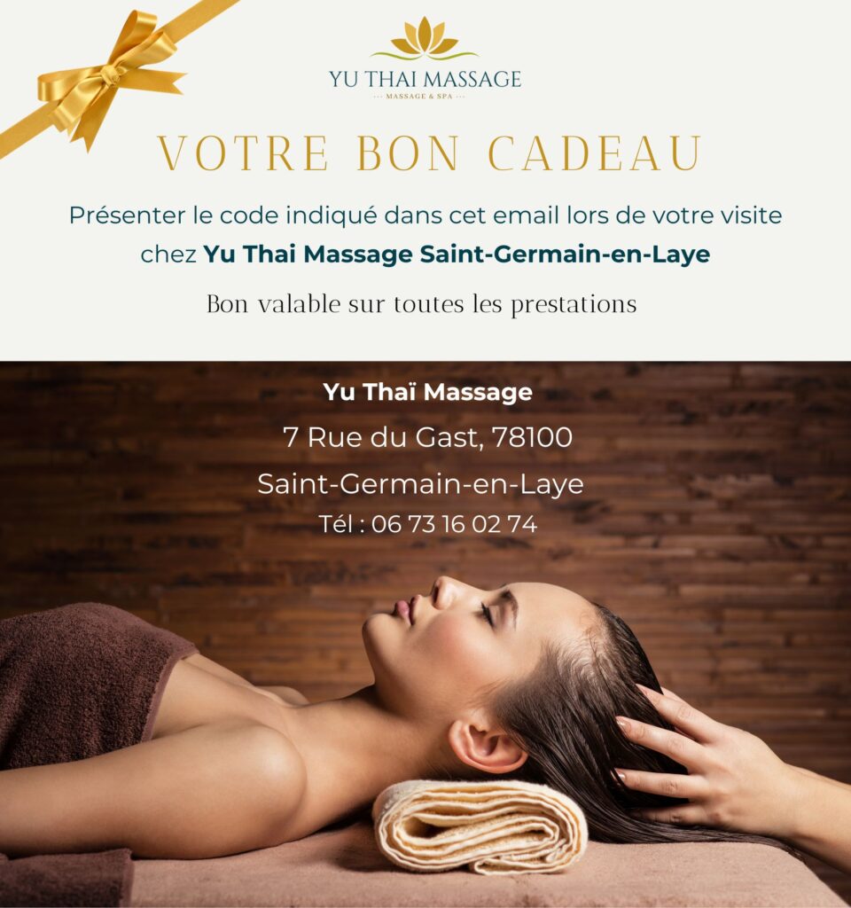 Yu Thai massage bon cadeau st germain15 x 16 cm